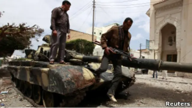 Pemberontak Libia di Misrata