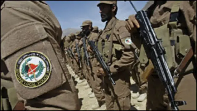 پلیس محلی از نیروهای زیر فرمان وزارت امور داخله افغانستان است که برای تامین امنیت محلات این کشور ایجاد شده است