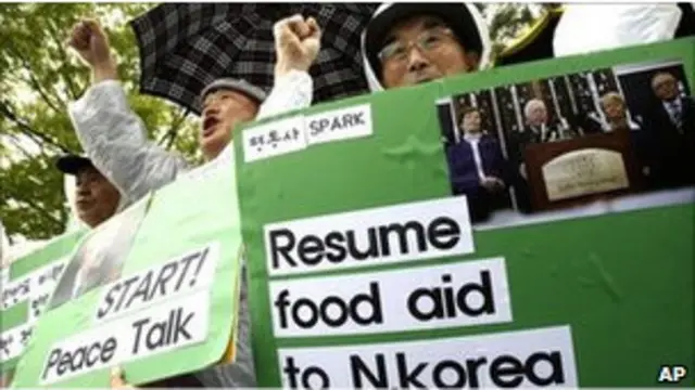 Aksi protes di Korea Selatan