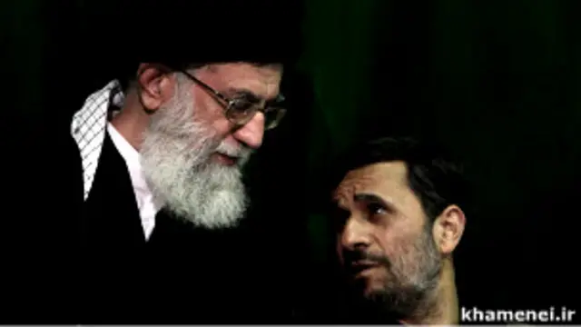 محمود احمدی‌نژاد و آیت‌الله خامنه‌ای
