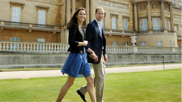 Pangeran William dan istrinya Kate Middleton