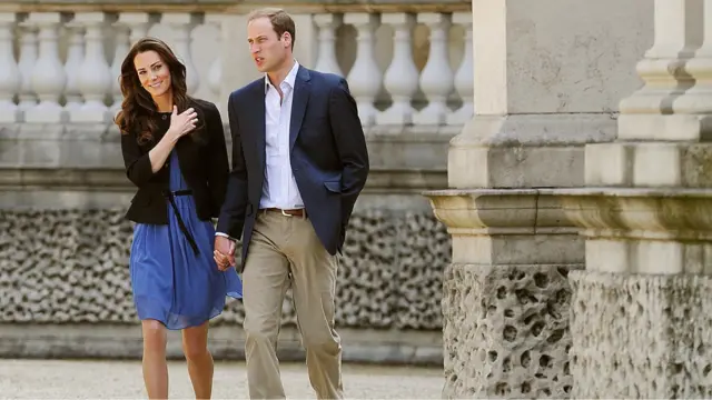 Pangeran William dan istrinya Kate Middleton