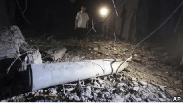 Un attaque de l'Otan.