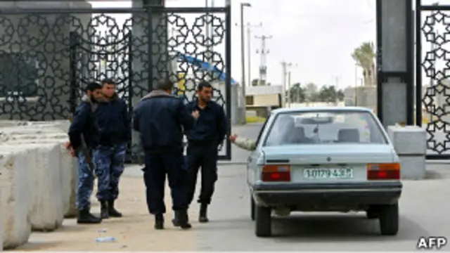 КПП Рафах на границе с сектором Газа