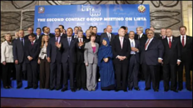 Para menlu kelompok kontak Libia di Roma