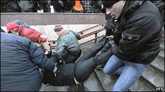 Аресты в центре Минска