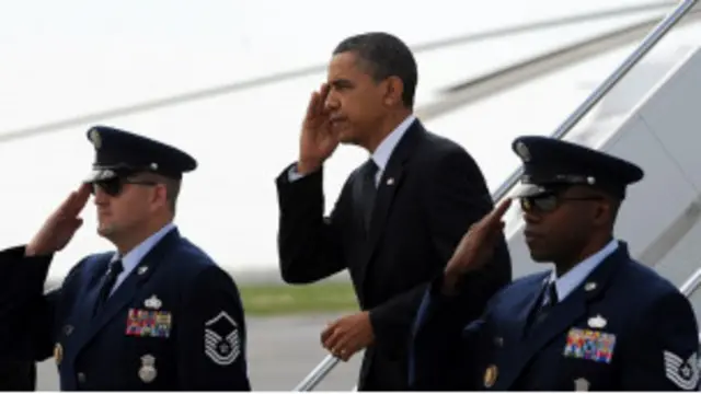 Obama di ground zero, new york