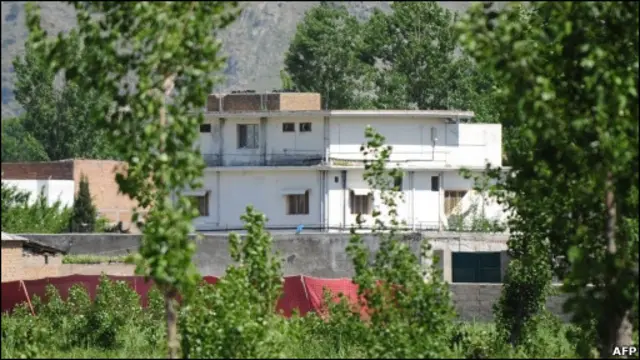 ایبٹ آباد کا وہ مکان جہاں آپریشن کیا گیا