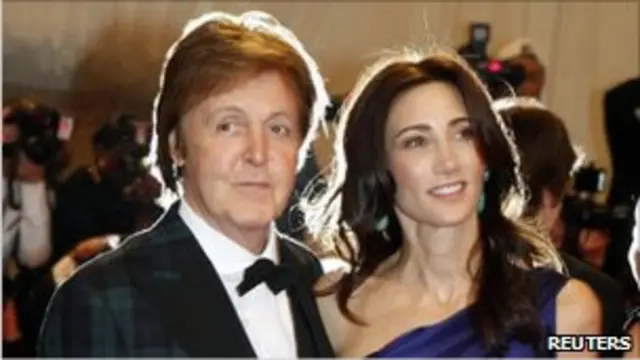 Сэр Пол Маккартни и Нэнси Шевелл