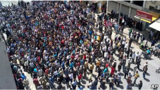 Demonstran di Baniyas