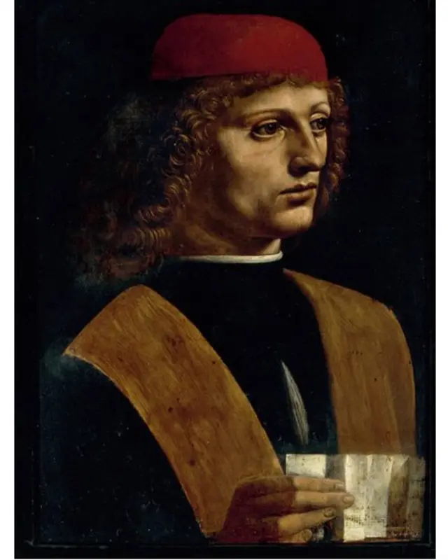 "سیمای یک موسیقیدان" تنها پرتره ای است که داوینچی از یک مرد کشیده است. داوینچی که خود موسیقدان نیز بود با بسیاری از موسیقدانان، نوازندگان و سازندگان ساز در دوره خود معاشرت داشت.