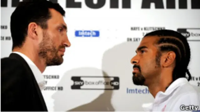 Wladimir Klitschko dan David Haye