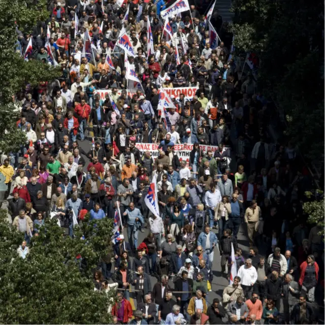 Mogok umum 24 jam di Yunani