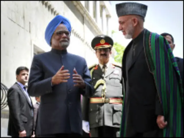 کرزی او منموهن سنګهـ