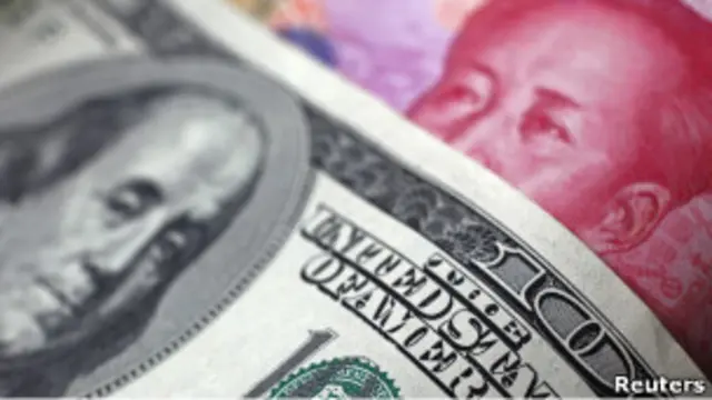العملة الصينية والامريكية