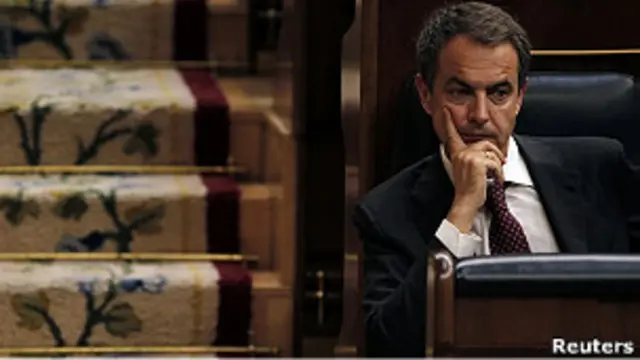 Presidente del gobierno español Rodriguez Zapatero