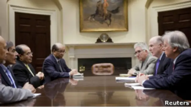 Встреча ливийских оппозиционеров с главой соета по нацбезопасности США