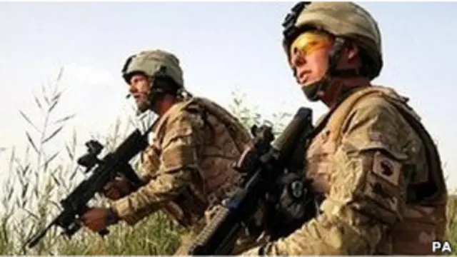 Британские военнослужащие