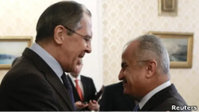 Сергей Лавров и Абдель Илах аль-Хатыб