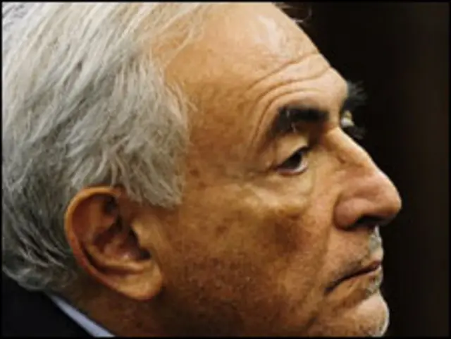 Ông Strauss-Kahn, cựu chủ tịch IMF. 