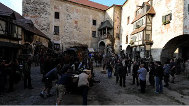 Съемки фильма "Фауст"