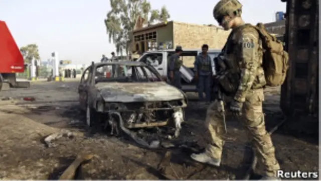 Военные ан месте взрыва