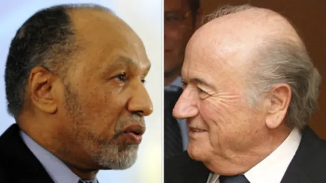 Bin Hammam dan Sepp Blatter