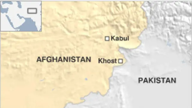 afghanistan, peta, map, khost