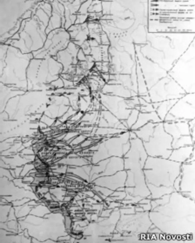 План "Барбаросса" (карта-схема) 