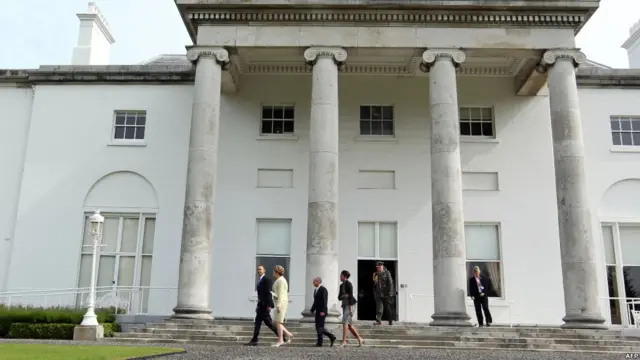 Presiden Barack Obama di Cublin