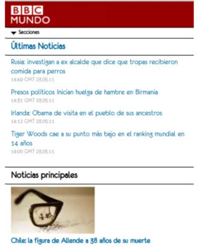BBC Mundo móvil