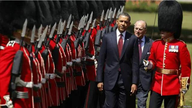 Barack Obama dan Pangeran Philip