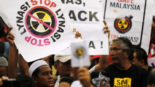 warga Malaysia protes proyek pengolahan mineral langka di Pahang