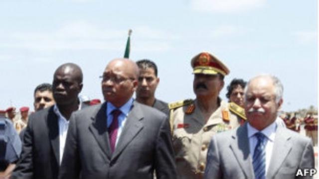 Президент ЮАР Зума в Ливии