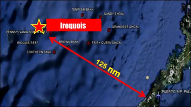 Địa điểm Trung Quốc bị cáo buộc vi phạm lãnh hải Philippines hồi tháng Năm