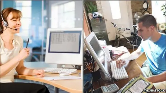 Trabajadores caseros.