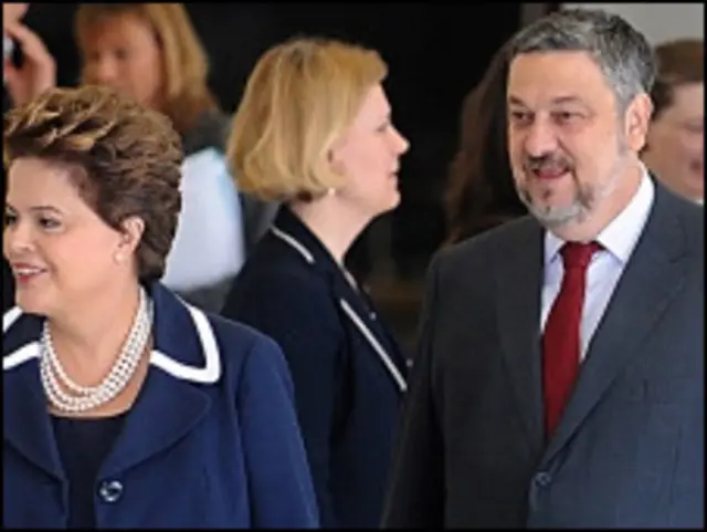 Palocci e Dilma em foto de arquivo (Ag. Brasil)
