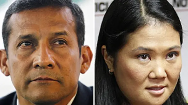 Ollanta Humala menang tipis atas Keiko Fujimori dalam pemilihan presiden Peru.
