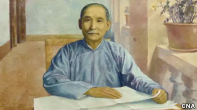 孙中山画像（朱德群画作）