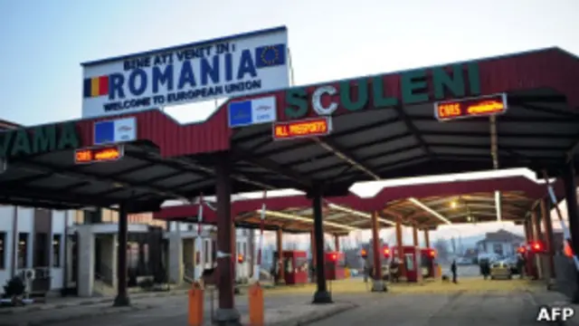罗马尼亚边界