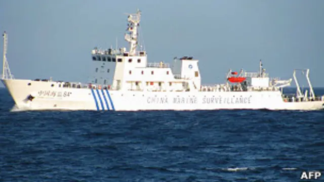 Китайское патрульное судно в Южно-Китайском море