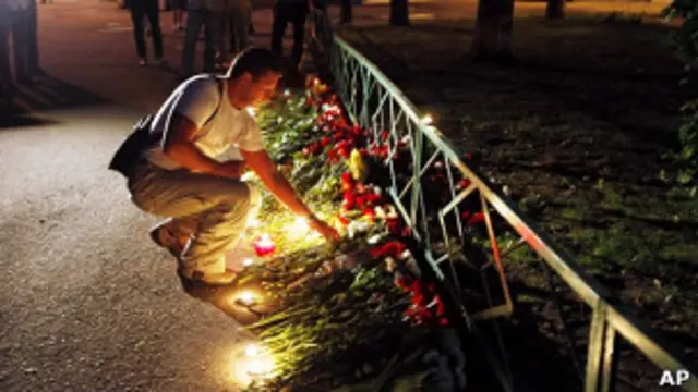 Место убийства Буданова