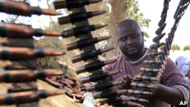 Повстанец в районе Завии