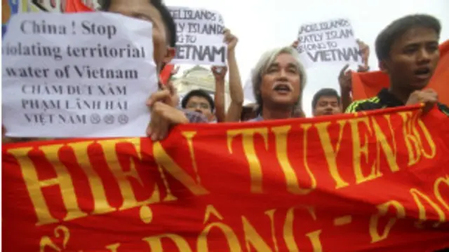 Sengketa di Laut Cina Selatan, belakangan memicu aksi anti Cina di Vietnam.