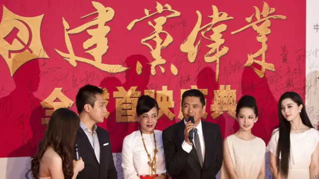 Bintang film Cina meluncurkan film propaganda
