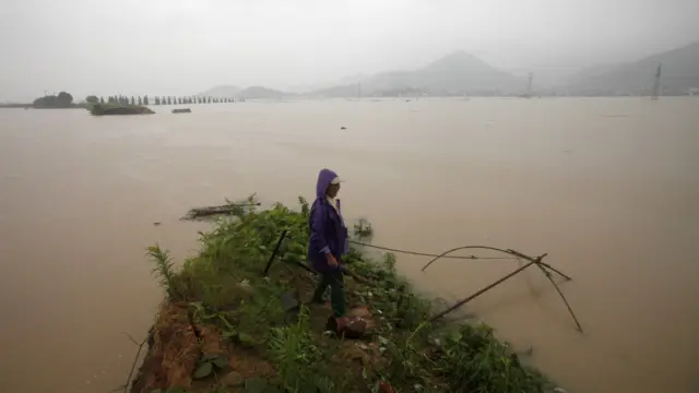Banjir di kawasan tengah dan selatan Cina