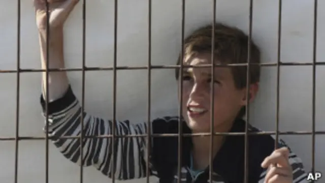 Сирийский мальчик-беженец