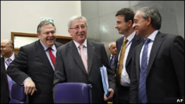 Menteri keuangan luar negeri dari Kawasan Ekonomi Eropa.