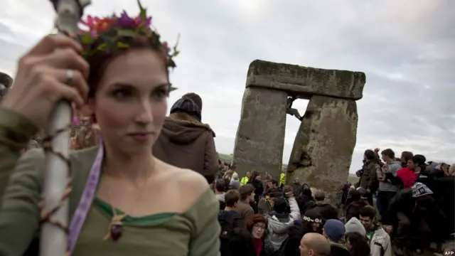 День летнего солнцестояния в Стоунхендже
