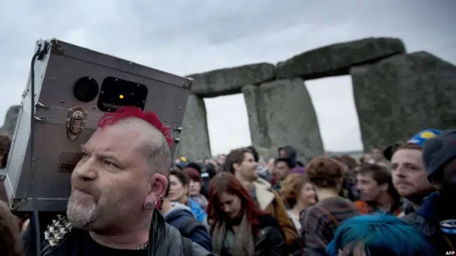 День летнего солнцестояния в Стоунхендже